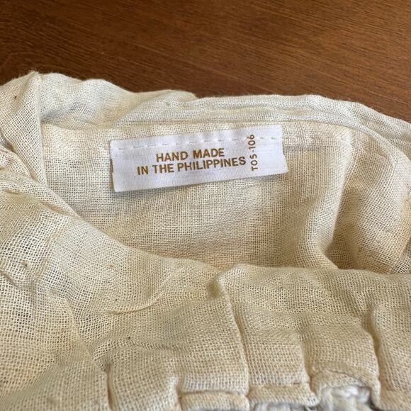 Vtg Macrame purse, boho bag, 1970s fashion, hippie bag, handmade, hoop handles - Picture 4 of 6